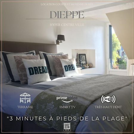 Duplex 52M2 Hyper Centre, Petite Terrasse Exposee Sud Dieppe Luaran gambar